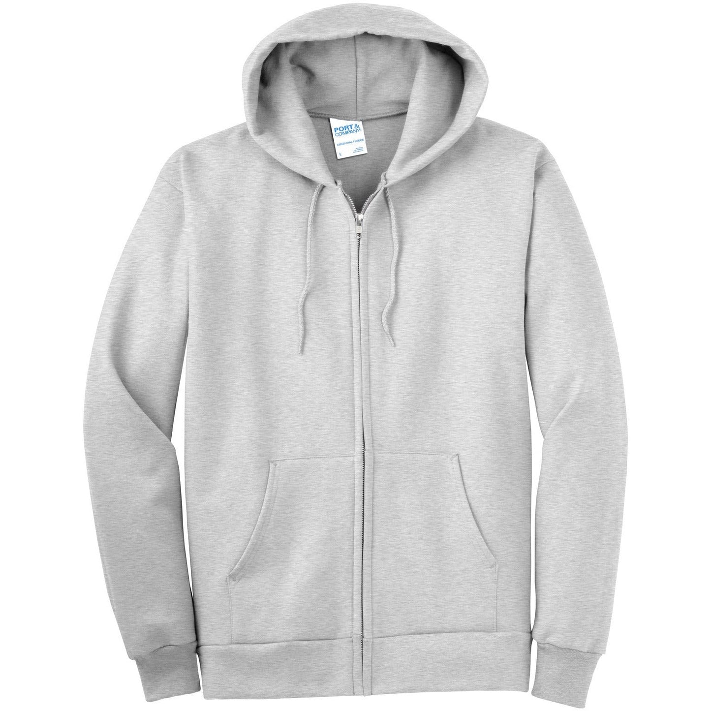 Port & Company® Tall Essential Fleece Full-Zip Hooded Sweatshirt