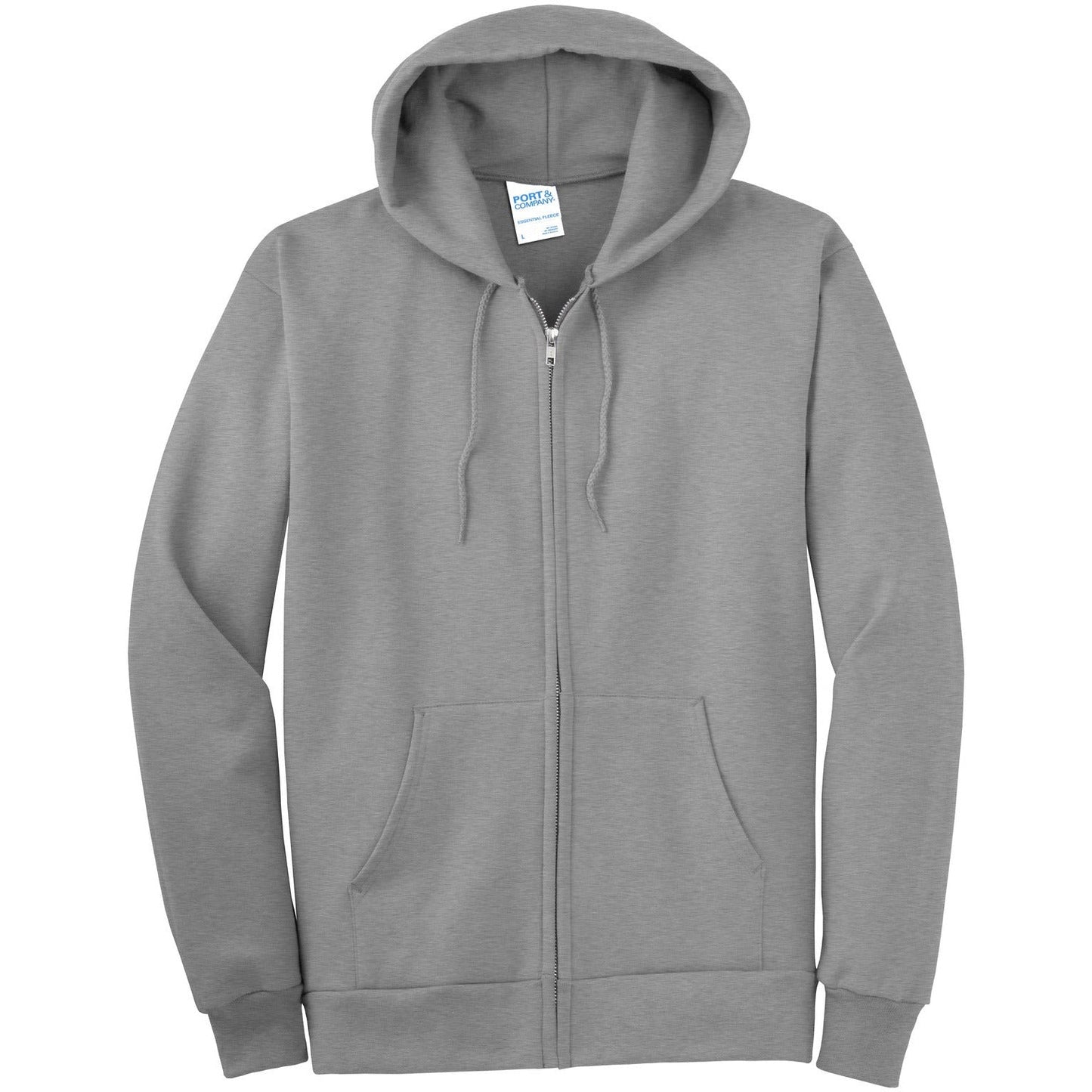 Port & Company® Tall Essential Fleece Full-Zip Hooded Sweatshirt