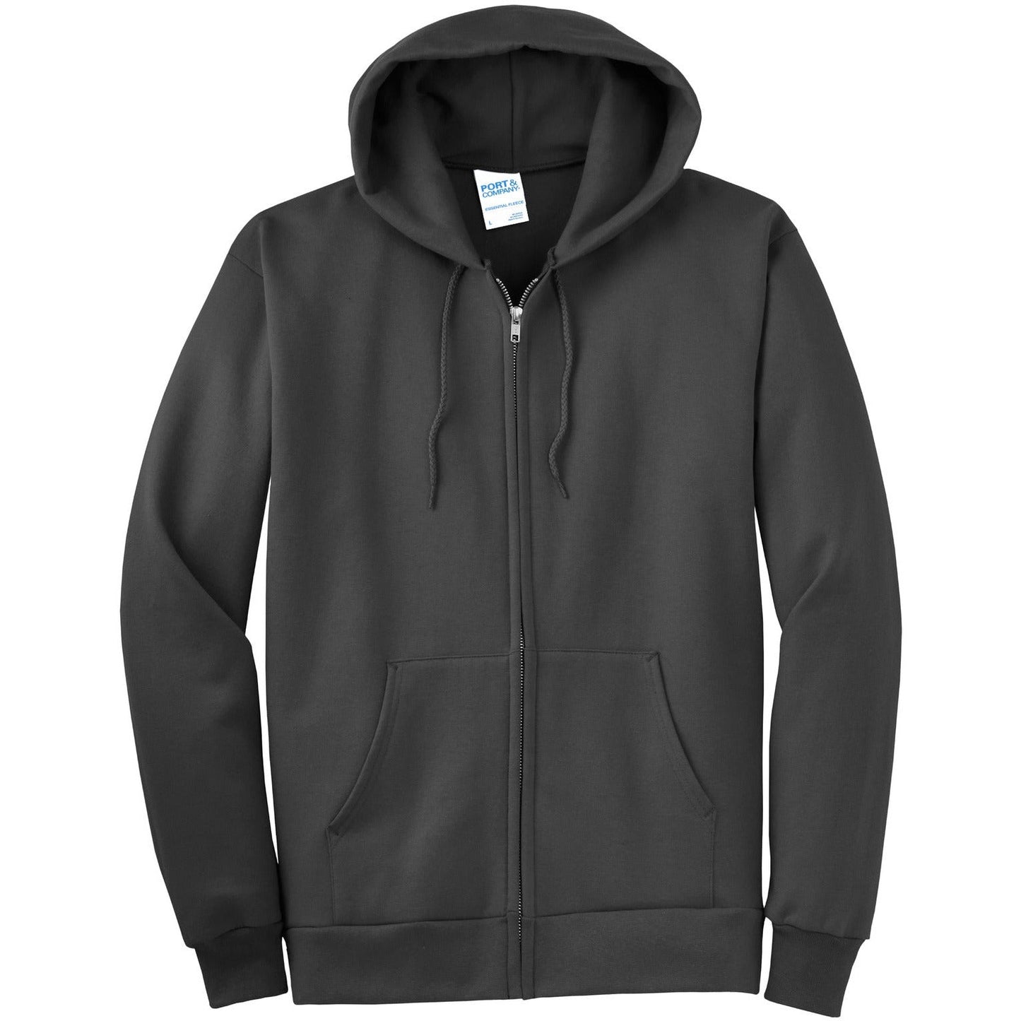 Port & Company® Tall Essential Fleece Full-Zip Hooded Sweatshirt