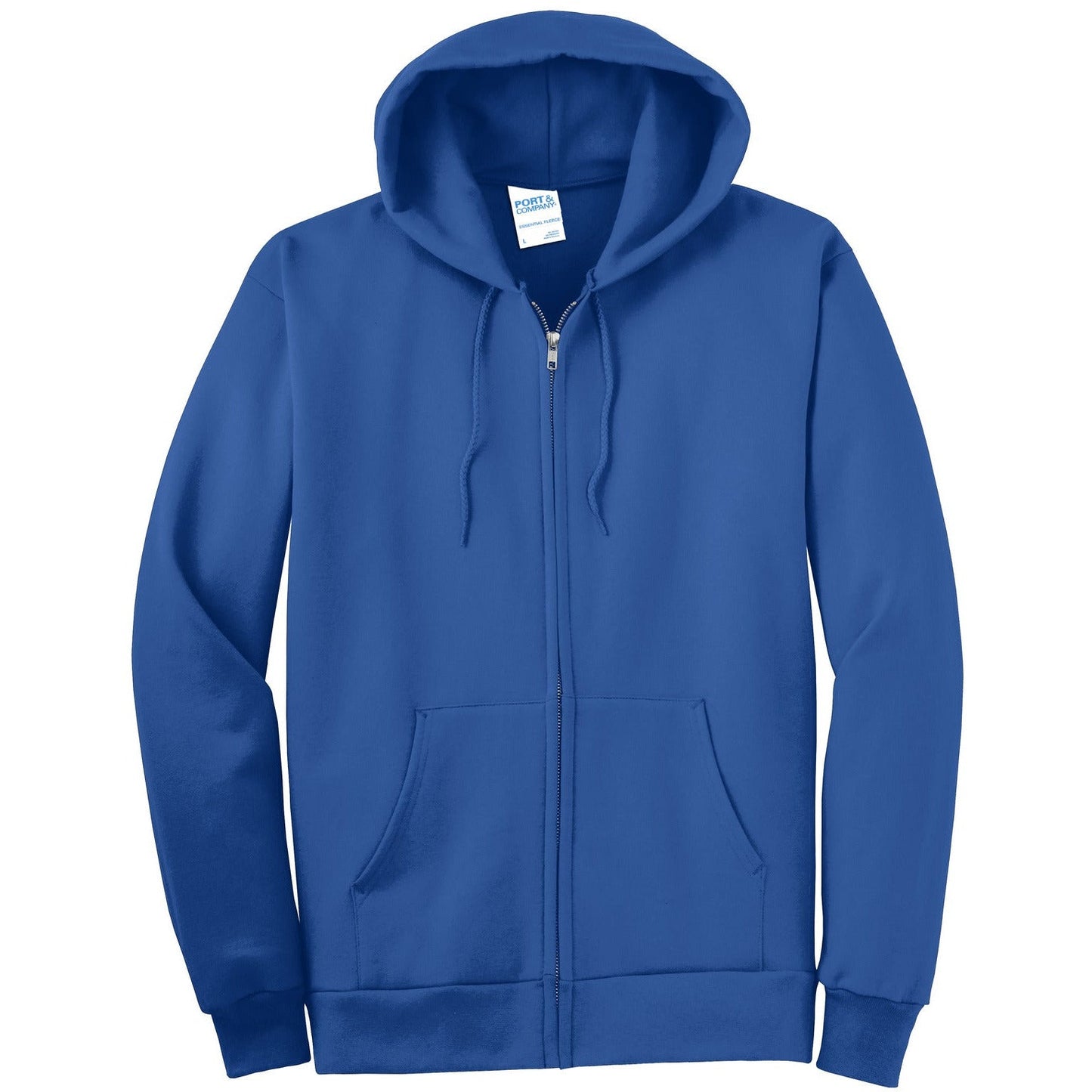 Port & Company® Tall Essential Fleece Full-Zip Hooded Sweatshirt